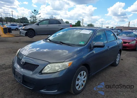 2009 Toyota Corolla Le из США, поврежденный, VIN JTDBL40E99J044007